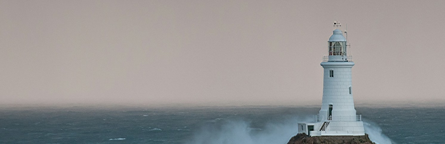 Corbière Lighthouse in Jersey, Channel Islands